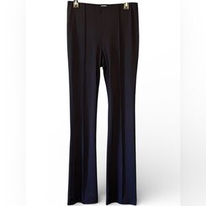 Elizabeth and James Black Front Seam, Stretch, Flare Dress Pants, Size Medium